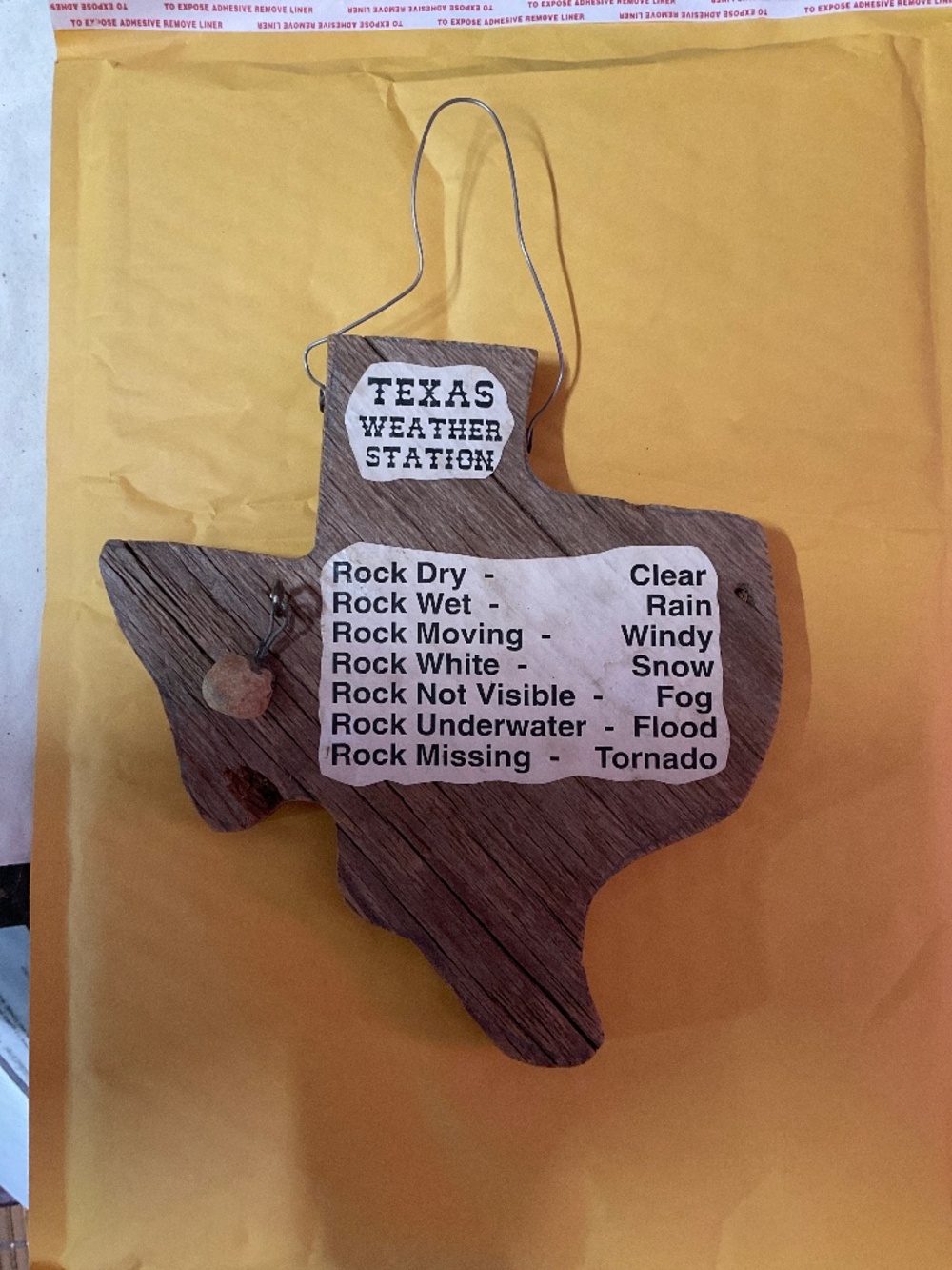 Texas weather Station (funny). H279